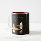 Inspiration für eine Kerze Zweifarbige Tasse (Vorderseite Links)