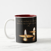 Inspiration für eine Kerze Zweifarbige Tasse (Links)