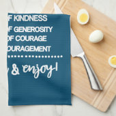 Inspiration für einen besonderen Pate Geschirrtuch (Viertel Falte)