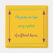 Inspiration für Frauen Magnet (Vorne)