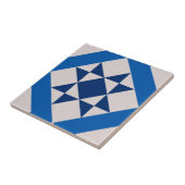 Inspiration für geometrisch blaue Fliesen (Seite)