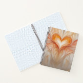 Inspiration für Herzdesign in weichen Wasserfarben Notizblock (Innenseite)