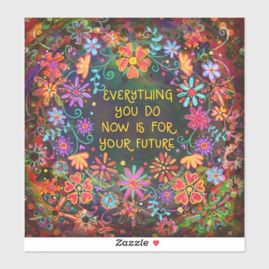 Inspiration für Ihre Zukunft Aufkleber (Blatt)