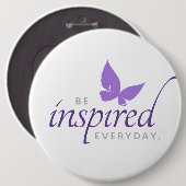 Inspiration für jeden Schmetterling Inspiriert wer Button (Vorne & Hinten)