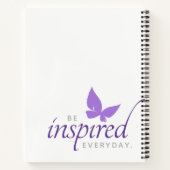 Inspiration für jeden Schmetterling Inspiriert wer Notizblock (Rückseite)