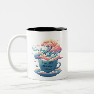 Inspiration für Kaffee Zweifarbige Tasse