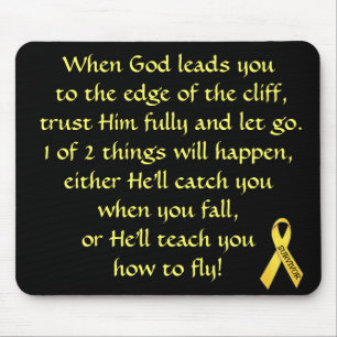 Inspiration für Krebsüberlebung Mousepad