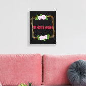 Inspiration für Leben und Erfolg Leinwanddruck (Insitu (Wohnzimmer))