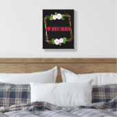 Inspiration für Leben und Erfolg Leinwanddruck (Insitu (Schlafzimmer))