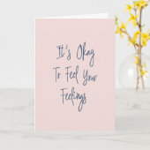 Inspiration für Positivitätssatz in Blush Karte (Gelbe Blume)