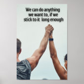 Inspiration für Sie können alles tun Poster (Vorne)