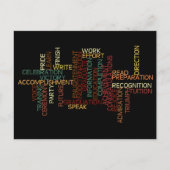 Inspiration für Studierende in der Uni oder der Ob Postkarte (Vorderseite)