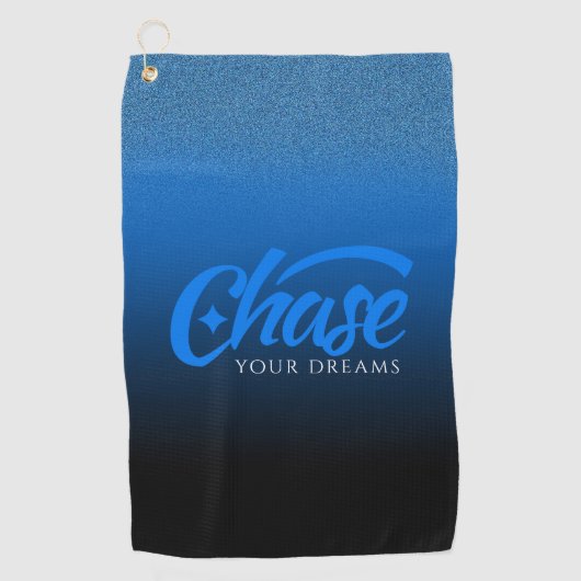 Inspiration für Zitate: Ihre Träume Golfhandtuch (Vorderseite)