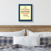 Inspiration für Zitattypografie Leinwanddruck (Insitu (Schlafzimmer))