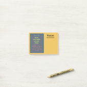 Inspiration für Zitattypografie Post-it Klebezettel (Auf Schreibtisch)