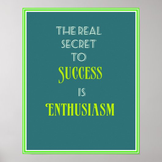 Inspiration für Zitattypografie Poster (Vorne)