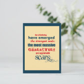 Inspiration für Zitattypografie Postkarte (Stehend Vorderseite)