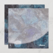 Inspiration-Galaxy Stars Traumkids Mitteilungskarte (Vorne/Hinten)