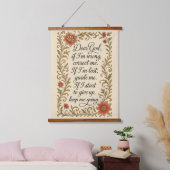 Inspiration Gebet Kalligrafie Zitat Kunst Wandteppich Mit Holzrahmen (Schlafzimmer)