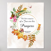 Inspiration Gebet Rabbi Nachman Breslov Zitat Poster (Vorne)