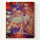 Inspiration Gebetszeitschrift mit Ballerina Notizblock (Rückseite)