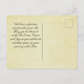 Inspiration, Geburtstag, Gnade und Frieden für Sie Postkarte (Rückseite)