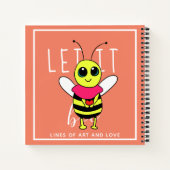 Inspiration Gelassen Es ist Notebook für Kinder Notizblock (Rückseite)