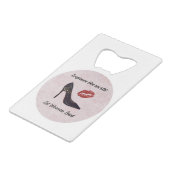 Inspiration Gelassen Frauen führen Geldbeutel Flaschenöffner (Vorderseite Schrägansicht)