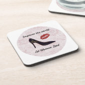 Inspiration Gelassen Frauen führen Getränkeuntersetzer (Linke Seite)