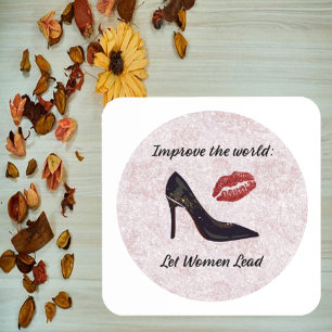 Inspiration Gelassen Frauen führen Getränkeuntersetzer