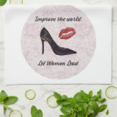 Inspiration Gelassen Frauen Lead Küchentuch (Gefaltet)