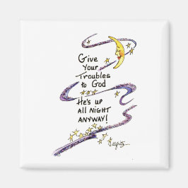 Inspiration "Gib deine Probleme Gott!" Magnet