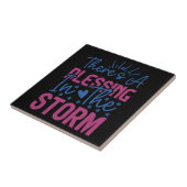 Inspiration gibt es einen Segen im Sturm Fliese (Seite)