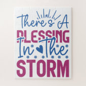 Inspiration gibt es einen Segen im Sturm Puzzle (Vertikal)