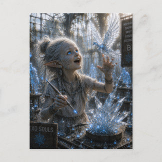 Inspiration / Glasbildhauer / Kristall-Workshop Postkarte