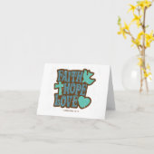 Inspiration: Glaubenslehre, Hoffnung und unbedacht Karte (Gelbe Blume)