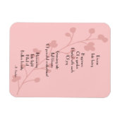 Inspiration Glück Freude Traumgedicht Magnet (Horizontal)