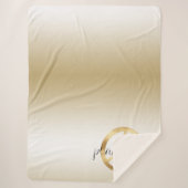 Inspiration Gold-Zeichen Sherpadecke (Vorderseite)