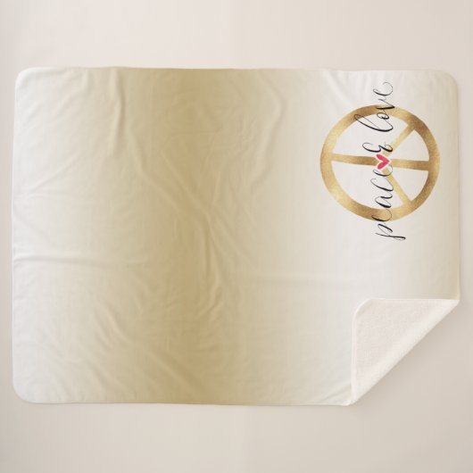 Inspiration Gold-Zeichen Sherpadecke (Vorderseite (Horizontal))