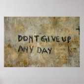 Inspiration Graffiti - Drucken Poster (Vorne)