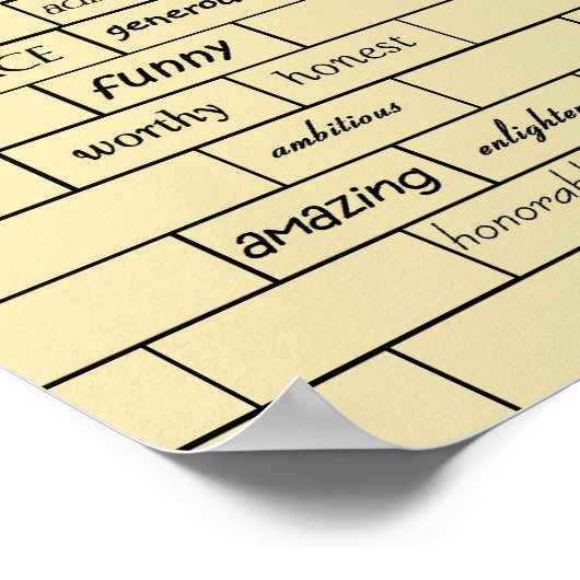 Inspiration Graffiti Print Poster (Ecke)