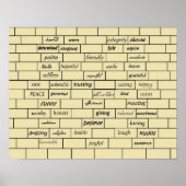 Inspiration Graffiti Print Poster (Vorne)