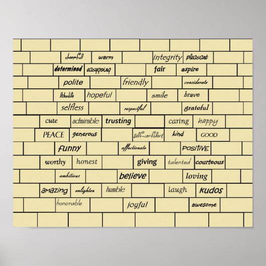 Inspiration Graffiti Print Poster (Vorne)