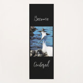 Inspiration Great Egret wird zentriert Yoga Mat Yogamatte (Vorderseite)