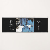 Inspiration Great Egret wird zentriert Yoga Mat Yogamatte (Vorderseite (Horizontal))