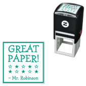 Inspiration "GROSSES PAPIER!" + Benutzerdefinierte Permastempel (Beispiel)