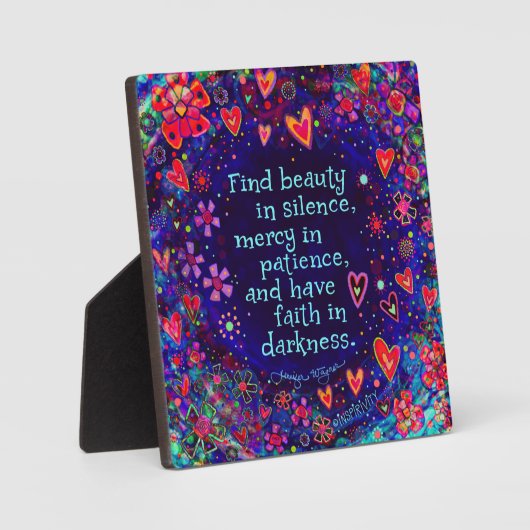 Inspiration haben Glaubenskursinspiriertheit Fotoplatte (Vorderseite)