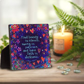 Inspiration haben Glaubenskursinspiriertheit Fotoplatte