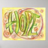 Inspiration Heft Word Art Poster (Vorne)