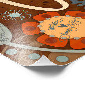 Inspiration Herzblume Hübsch lassen Fotodruck (Ecke)